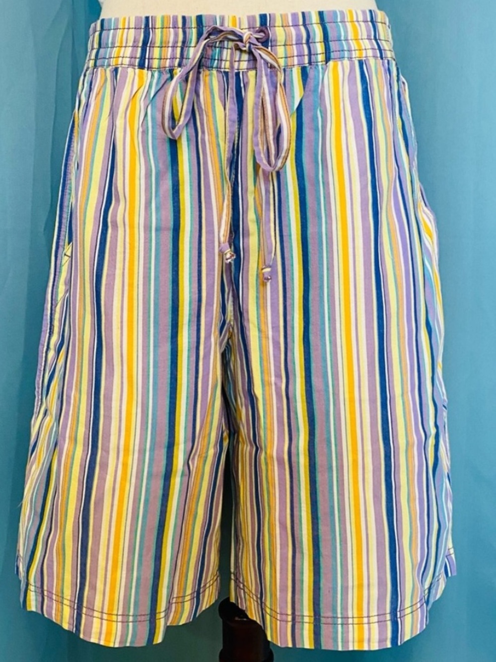 Free People Saylor Poplin Stripe Shorts S - Picture 8 of 14